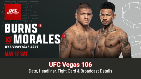 UFC Vega 106 fight card and all you need to know