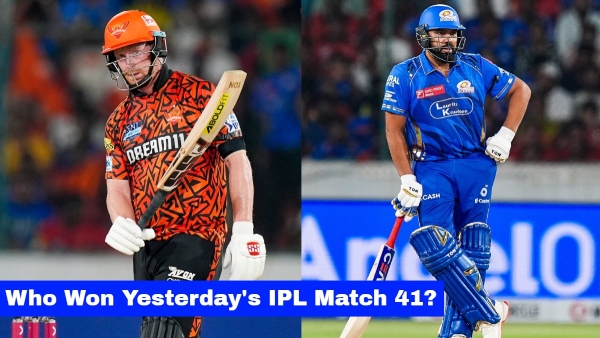 Who Won Yesterday s IPL Match 41 MI vs SRH IPL 2025 on April 23 Mumbai Indians Win by 7 Wickets as Boult and Rohit Shine in Hyderabad