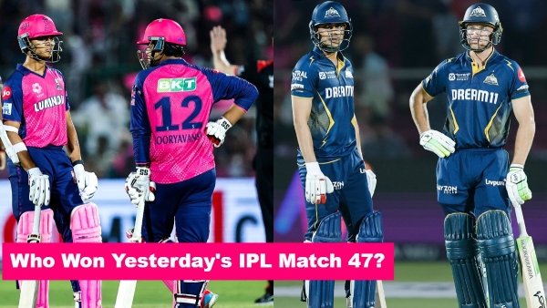 Who Won Yesterday s IPL Match 47 RR vs GT IPL 2025 on April 28 Rajasthan Royals Stun Titans with Record Chase