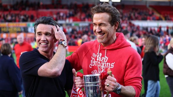 Reynolds and McElhenney Celebrate Wrexham's Promotion