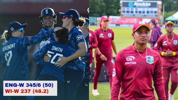 ENG-W vs WI-W 1st ODI Amy Jones stars as England Women crush West Indies Women by 108 runs in Derby