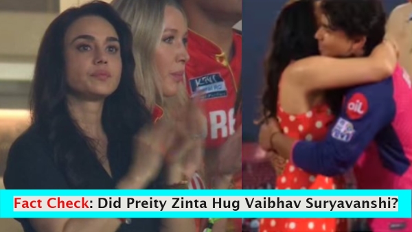 Fact Check Did Preity Zinta Hug 14-Year-Old Vaibhav Suryavanshi Viral Image Sparks Online Storm