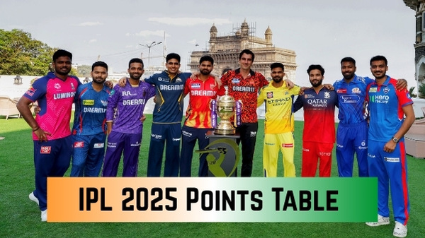 IPL 2025 Points Table on May 18