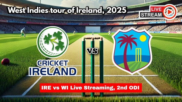 IRE vs WI Live Streaming 2nd ODI How to Watch Ireland vs West Indies Telecast on TV and Online IRE vs WI Live Streaming 2nd ODI How to Watch Ireland vs West Indies Telecast on TV and Online