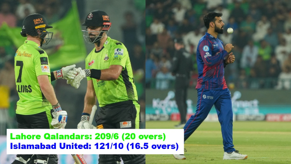 Lahore Qalandars vs Islamabad United Raza s all-round heroics power Qalandars to massive 88-run win in PSL 2025