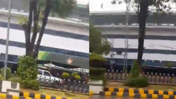 PSL Match cancelled after Drone damages Rawalpindi Stadium Viral Video exposes Pakistan Authorities