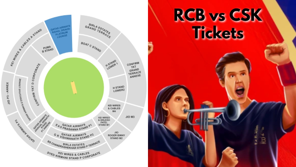 RCB vs CSK Tickets IPL 2025