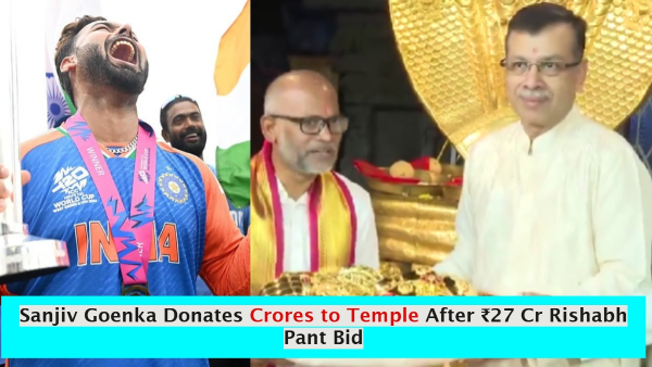 LSG s Goenka Gifts 3 63 Cr to Temple Post Pant Auction