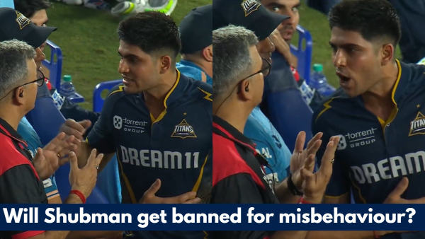 Shubman Gill misbehaviour umpire ban
