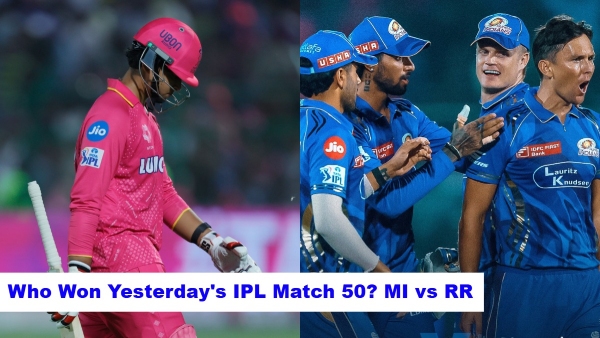 Who Won Yesterday s IPL Match 50 MI vs RR IPL 2025 on May 1 Mumbai Indians Crush Rajasthan Royals by 100 Runs in Jaipur