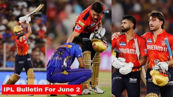 IPL Bulletin For June 2 Shreyas Leads PBKS to Final SKY Breaks Record Hardik Takes Blame After MI Exit