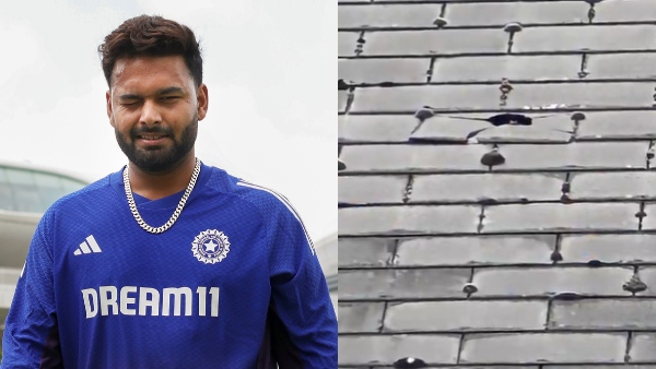 IND vs ENG Rishabh Pant breaks Practice Ground Roof with Massive Six - Watch