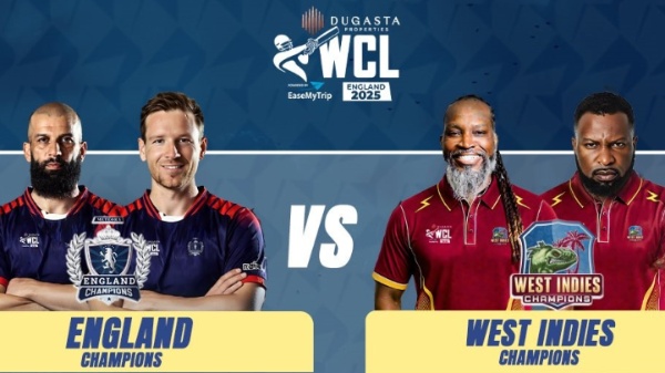 England vs West Indies WCL 2025 Live Streaming