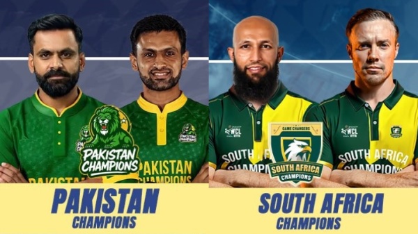 Pakistan vs South Africa WCL 2025 Live Streaming