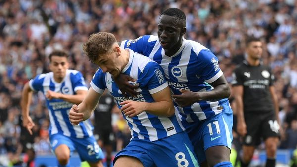 Brighton Beats Manchester City 2-1 at Amex