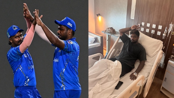 Sanju Samson battling viral Fever came to play KCL match directly from Hospital Exclusive