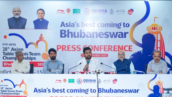 Asian Table Tennis Team Championships Odisha to host Tournament starting from October 11