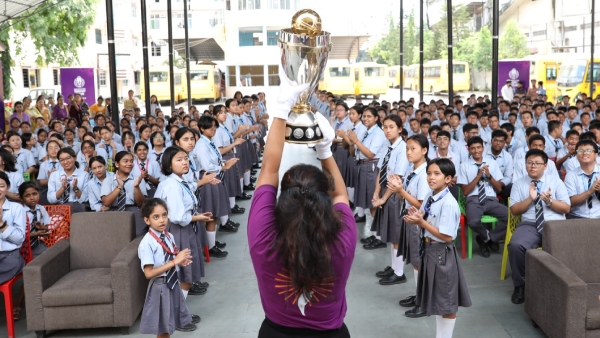 ICC Women s Cricket World Cup 2025 Trophy Inspires Guwahati