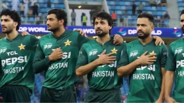 IND vs PAK Asia Cup 2025 Mishap Jalebi Baby plays instead of Pakistan National Anthem in Dubai - Watch Viral Video