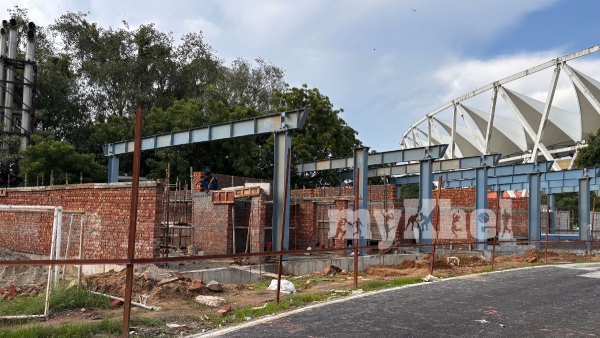 Gym area under contruction