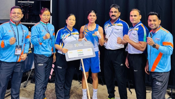 World Boxing Championships 2025 Nikhat Zareen Sails Into Quarterfinals with Dominant Win