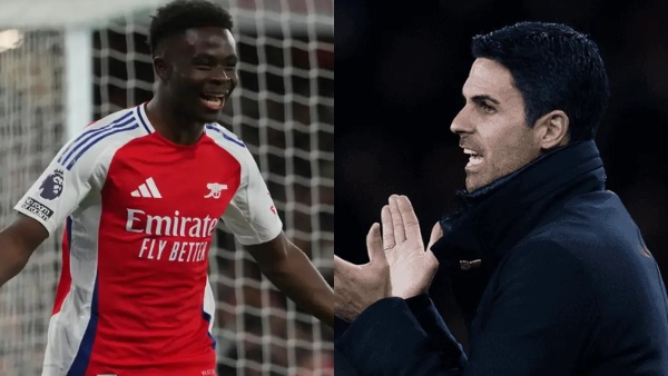 Will Bukayo Saka play against Man City Mikel Arteta gives latest update on Arsenal ace