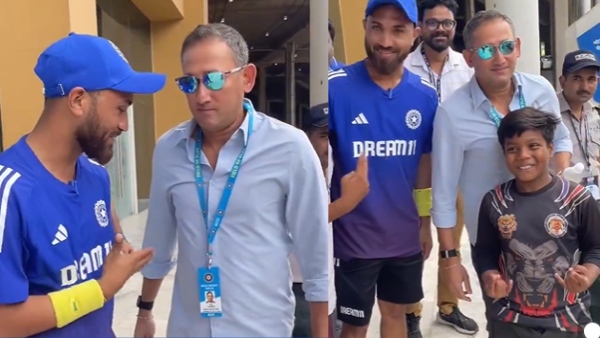 After removing Rohit Sharma as ODI Captain Ajit Agarkar seen ignoring multiple requests for Handshake