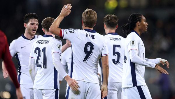 Kane Leads England to 5-0 Win Over Latvia