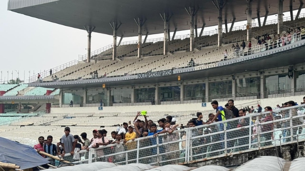 From Selfies to Cheers Eden Gardens Comes Alive for Shami Akash Deep as Bengal begin with Emphatic Victory