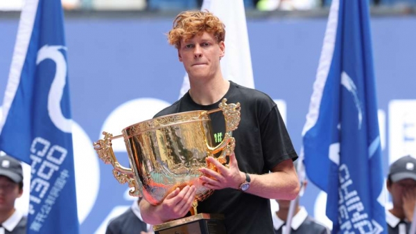 Sinner recovers from US Open disappointment with Beijing title