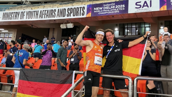 World Para Athletics Championship Markus Rehm Ends 16-Year Journey with Coach Steffi Nerius in Emotional Delhi Farewell