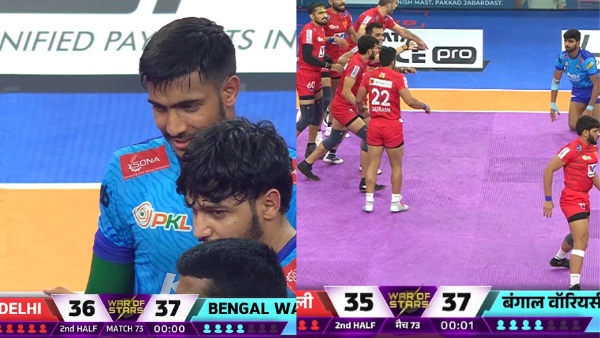 PKL 2025 Time Over or Not Decision Reversal Confusion Stopwatch Controversy as Bengal Warriorz edge out Dabang Delhi