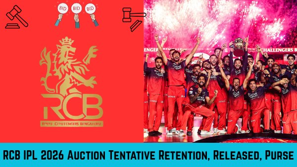 RCB IPL 2026 Auction Royal Challengers Bengaluru Likely Player Releases Retentions Potential Purse