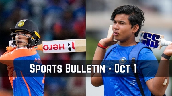 Sports Bulletin Oct 1 Abhishek Sharma Hits Record Peak Suryavanshi Shines vs AUS 19 as Asia Cup Trophy Row Spark Headlines