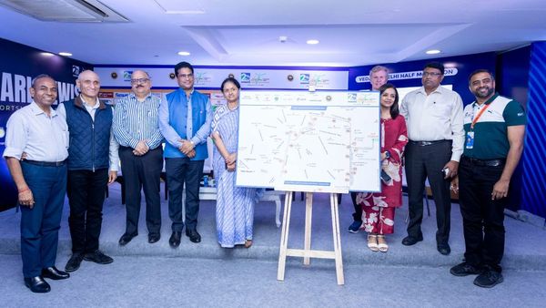 Arrangements for Vedanta Delhi Half Marathon 2025