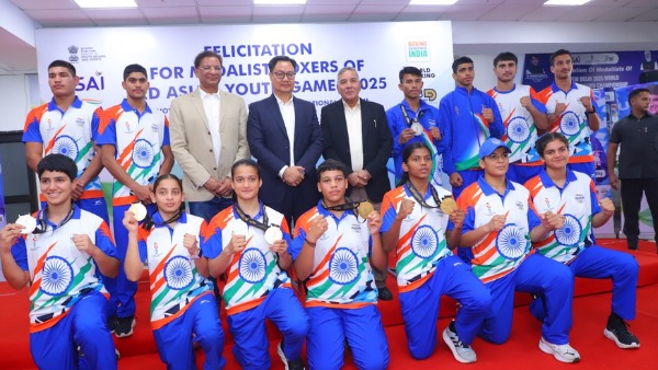 Boxing Federation of India Felicitates Young Indian Boxers after Asian Youth Games Heroics