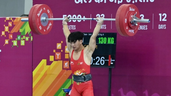Arunachal Pradesh s rising weightlifting star Golom Tinku sets the marker at Khelo India University Games 2025