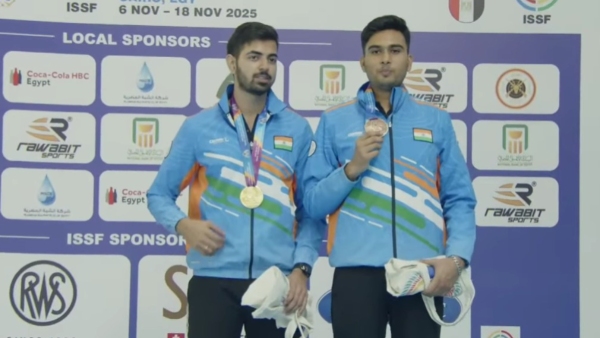Samrat Rana and Varun Tomar finished the podium together in 10m Air Piston Final
