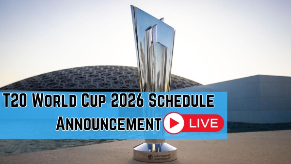 T20 World Cup 2026 Schedule Announcement LIVE Updates
