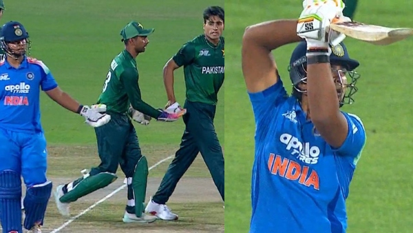 IND vs PAK Vaibhav Suryavanshi tells Pakistan pacer Ja Ball Daal then gives Befitting Reply very Next Ball