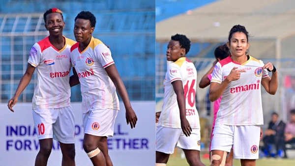 IWL 2025-26 Fazila Ikwaput nets Four Soumya hits Three East Bengal decimate SESA FC 9-0