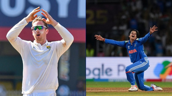 Simon Harmer for India Test Exploits and Shafali Verma for World Cup Final Heroics Named ICC Players of the Month for November 2025 Simon Harmer for India Test Exploits and Shafali Verma for World Cup Final Heroics Named ICC Players of the Month for November 2025