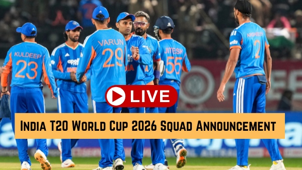 India T20 World Cup Squad Announcement LIVE Updates India T20 World Cup Squad Announcement LIVE Updates