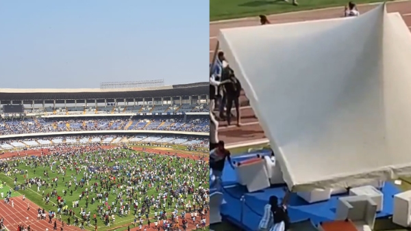 Lionel Messi in Kolkata turns Chaotic Fans Vandalize Salt Lake Stadium Try to Ignite Fire Fight with Police