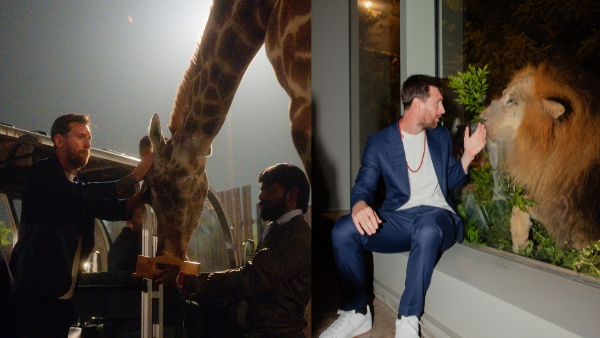 Feeding Giraffe Naming Lions Doing Puja How Lionel Messi spent at Vantara with the Ambanis