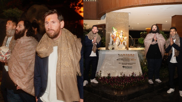 Feeding Giraffe Naming Lions Doing Puja How Lionel Messi spent at Vantara with the Ambanis