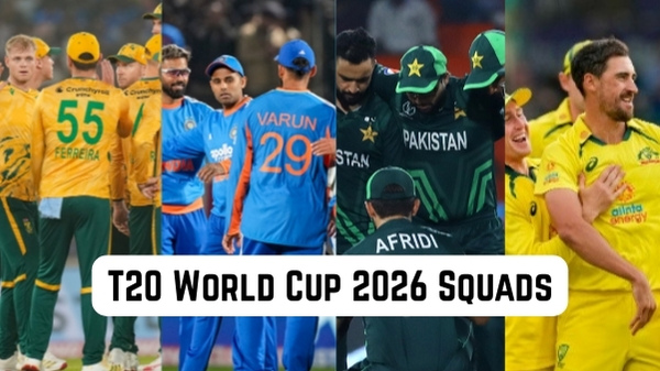 T20 World Cup 2026 Squads Full List of Players Announced So Far