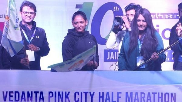 With Harmanpreet Kaur as Brand Ambassador Vedanta Pink City Half Marathon 2025 Draws 15 000 participants
