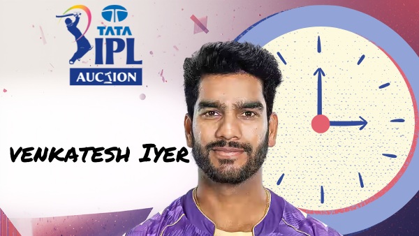 IPL Auction 2026 When will Venkatesh Iyer arrive for Bidding at Mini Auction Today