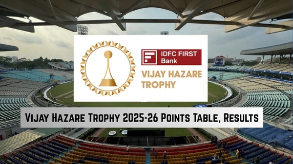 Vijay Hazare Trophy 2025-26 Points Table